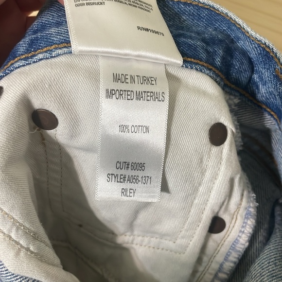 AGOLDE Riley Crop High Rise Straight - 27 - Picture 6 of 7